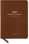 Keel's Simple Diary Premier Volume (marron)