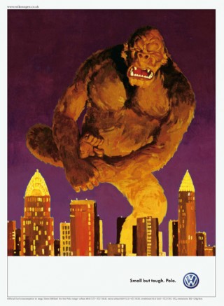 DDB London for VW Polo, 2005. Cannes Silver Lion. Illustrator: Paul Slater