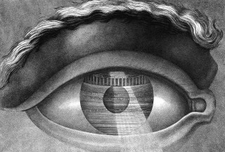 <span class="td">The auditorium of the theatre in Besan&ccedil;on is reflected in an eye</span>