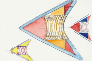 Drawing for the Milwaukee Art Museum, Milwaukee, WI, USA, 1994-2001