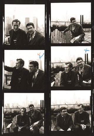 William Claxton. Jazzlife A contact sheet of Peggy's shots of Joe Berendt and William Claxton, New York City.<br /> (c) William Claxton