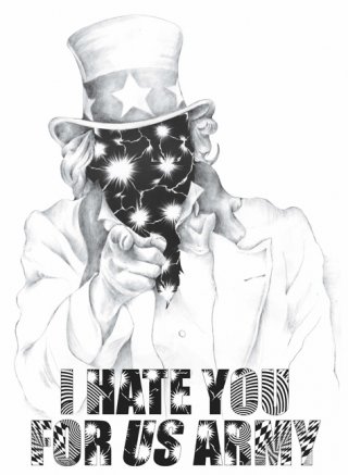 Adapter, project: &ldquo;I Hate You for US Army&rdquo;, poster, 2006. Client: Personal project, N/A