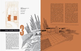 Plans for two Case Study Houses from the April and June 1945 issues