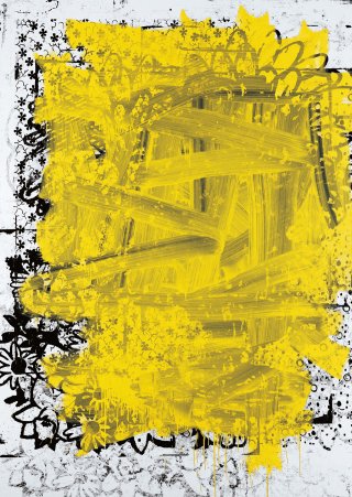 Christopher Wool Untitled, 1995. Enamel on aluminum, 213 x 152 cm (84 x 60 in.)