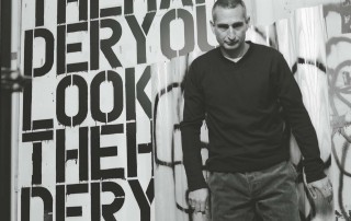 Christopher Wool Christopher Wool at his studio in New York. Photo (c) Elfie Semotan