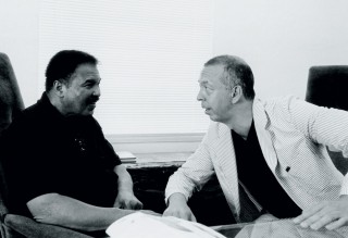 Ali visiting the TASCHEN offices on Sunset Boulevard, Hollywood, California in September 2003. Photo (c) Howard L. Bingham