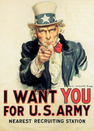 Poster for the US Army. James Montgomery Flagg, 1917