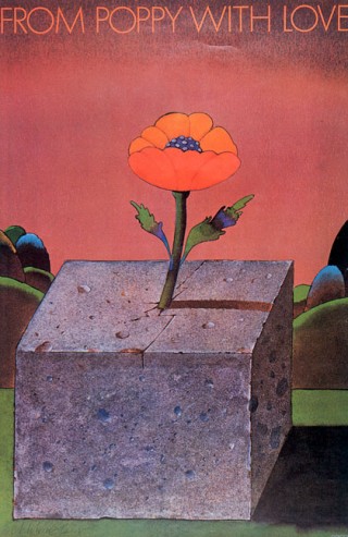Poster for Poppy Records. Milton Glaser, 1967