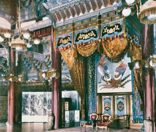A Throne Room, Forbidden City, Peking, 1901