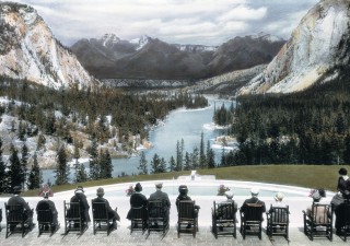Burton Holmes Travelogues, The Greatest Traveler of His Time Tourists at the Banff Spring Hotel, Banff, Canada, 1916