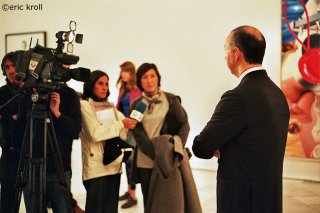 Monday morning, October 18, 2005: The press meets Benedikt Taschen at the Museo National Centro de Arte Reina Sof&iacute;a, Madrid