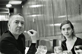 Benedikt Taschen and fifteen year old daughter, Charlotte, looking elegant and acting decades more mature then me