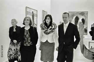 Benedikt Taschen and Lauren Weiner with Director Ana Mart&iacute;nez de Aguilar and Mia Gargiulo at a sneak preview of the Taschen Collection
