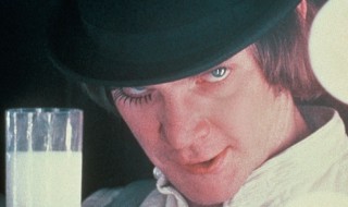 Stanley Kubrick Still from 'A Clockwork Orange' (1971). The malevolence of Alex. It is his nature to be evil.