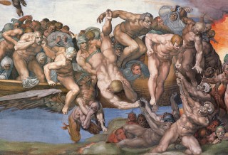 Michelangelo The Last Judgement (details), 1534–1541. (c) Archivio fotografico Musei Vaticani. Per gentile concessione dei Musei Vaticani, Roma