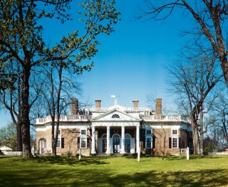 Thomas Jefferson, Monticello (home of Thomas Jefferson), Charlottesville, Virginia, USA, 1768&ndash;1770. (c) John Collier, Library of Congress.