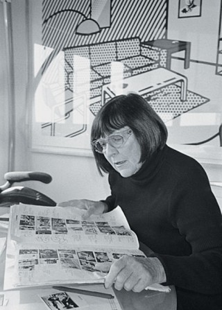 Helmut Newton's SUMO June Newton, editor of SUMO, selecting the final pictures for the layout, Monte Carlo, 1998