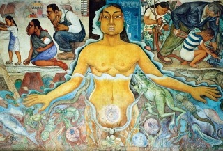 Water, the Source of Life (detail), C&aacute;rcamo del R&iacute;o Lerma, Mexico City.