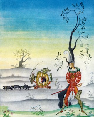 <font size="1">Famous Danish artist Kay Nielsen created this watercolor of "The Three feathers" in 1925. His exotic watercolors caused a sensation during illustration&rsquo;s golden age in the early 20th century.</font>