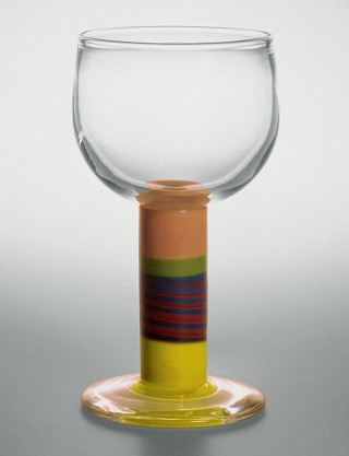 Scandinavian Design Gunnar Cyrén, Pop goblet for Orrefors, 1965-1966