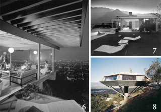 <em>6. Julius Shulman, Stahl Residence (Case Study House #22), Los Angeles, California, 1960 Pierre Koenig, Architect. Photo (c) J. Paul Getty Trust<br /> 7. Julius Shulman, Kaufmann Residence, Palm Springs, 1947 Richard Neutra, Architect. Photo (c) J. Paul Getty Trust<br /> 8. Julius Shulman, Malin Residence ("Chemosphere" House), Los Angeles, California, 1961 John Lautner, Architect. Photo (c) J. Paul Getty Trust</em>