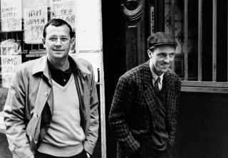Max Hetzler and Albert Oehlen, Cologne. Foto: Wilhelm Sch&uuml;rmann, 1984