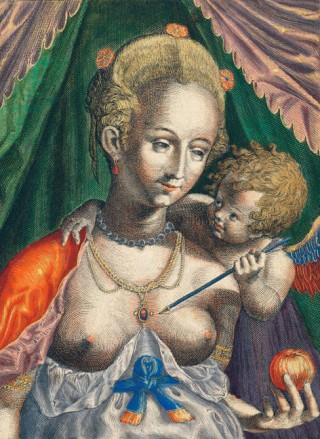 Fol. 1: Venus and her son Cupid