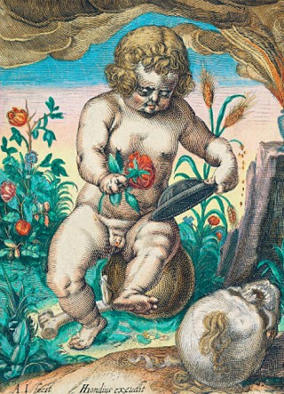 Théâtre d'amour Fol. 112: An allegory of Vanitas