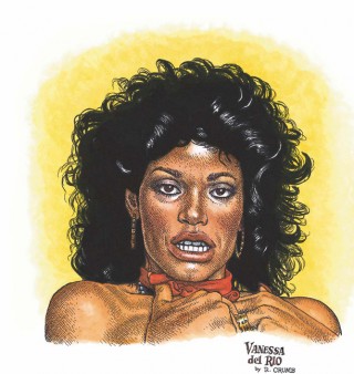 Vanessa del Rio - Art Edition The signed and numbered Robert Crumb lithography that comes with the Collector's Edition.
