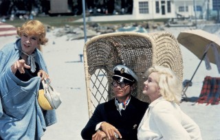 Billy Wilder's Some Like It Hot Tony Curtis and Jack Lemmon lounging around the set, p. 259 (United Artists - Courtesy of MoMa)