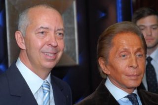 Benedikt Taschen and Valentino Garavani