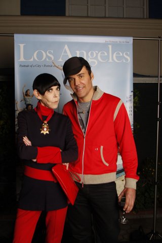 Peggy Moffitt and Photographer David LaChapelle