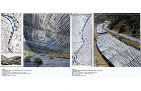 Christo and Jeanne-Claude, Over The River 1
