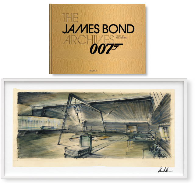 Grand Bond Fan Cadeau Livre Pliable ART" 007' logo dans un James Bond en relief livre 